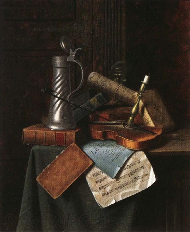 William Michael Harnett Munich Still Life